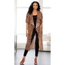Kat Animal-Print Jacket Dress, , large