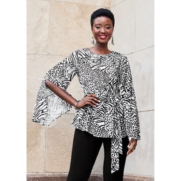 Eliza Dot Blouse, , large
