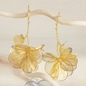3-D Flower Earrings, , large