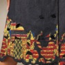 Tezlyn Women&rsquo;s Trench Dress in Denim with Embroidered, Appliqu&eacute;d Hem, , large