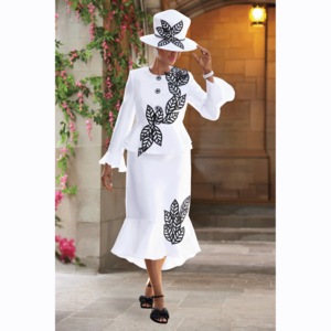 Rhita High-Low Peplum Jacket Dress, , large