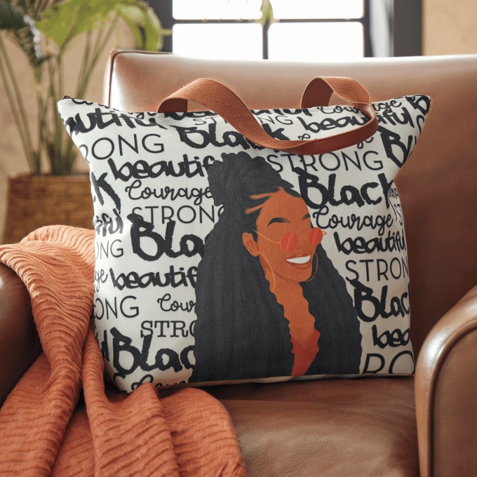 Cultural Pride Tote, White Multi, large
