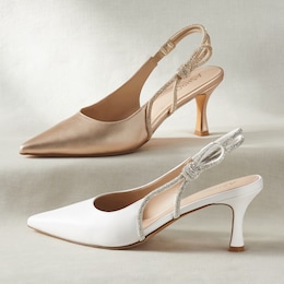 Rhinestone Rope Slingback, , large