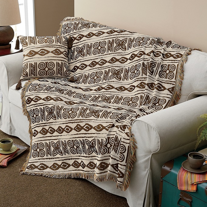 Malta Jacquard Throw, , large