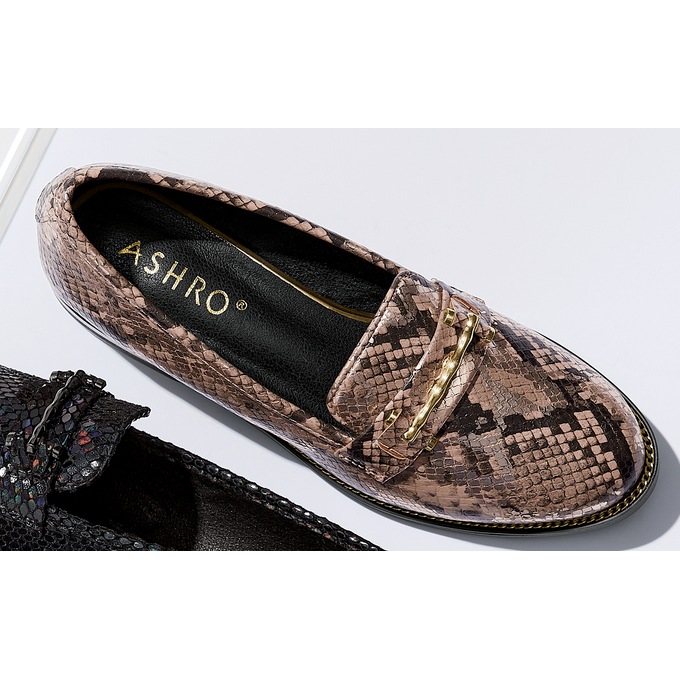 Snake-Print Loafer, , large