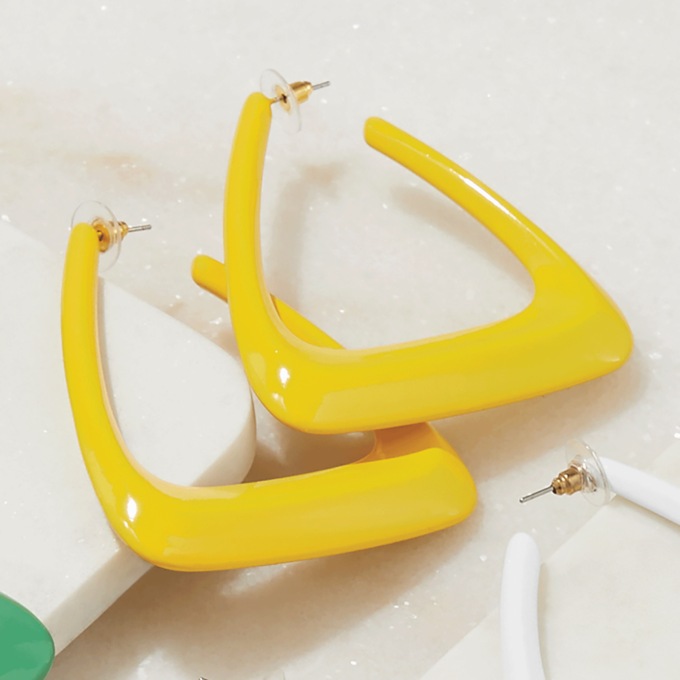 Angle Color Hoops, , large