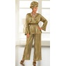 Chavah Foil-Print Top and Pant, Turban, Jewelry Set and Mule, , large