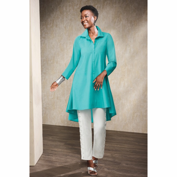 Vanessa Woven Tunic, , large