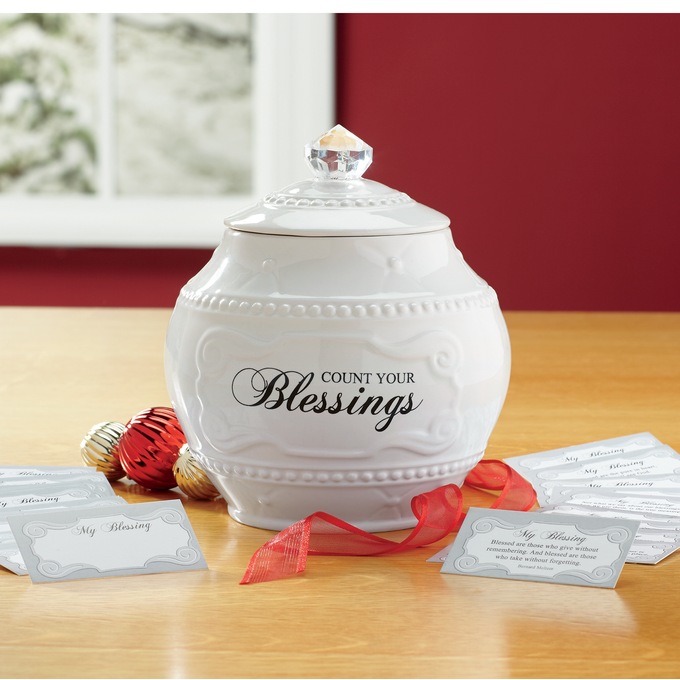Blessing Jar with 36 Blessing Cards, , large
