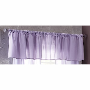 Faith Ombré Semi-Sheer Valance, , large