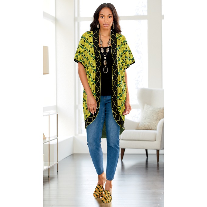Alaba Kente Sweater, , large