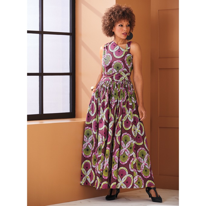 Kimyata 1-Shoulder Maxi Dress, , large