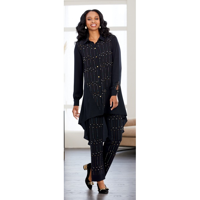 Chantia Embellished Pant Set, , large