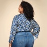 Dottie Bell-Sleeve Blouse, , large