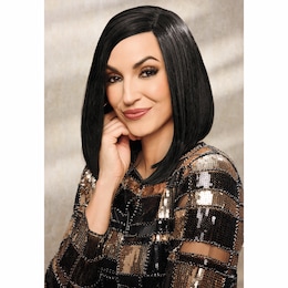 Dorinda Clark-Cole Harmony Lace-Front Wig, Off Black, large