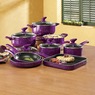 13-Piece Marble Aluminum Cookware, , large