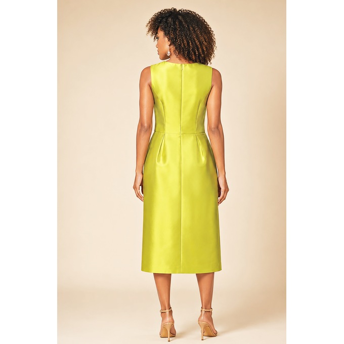 Walidah Jacket Dress with Midi Sheath and Rhinestone Accents, , large