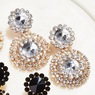 Beaded Double-Drop Clip Earrings, , large