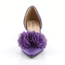 Amanda D'laurie D'Orsay Ruffle Pump with Memory Foam Footbed, , large