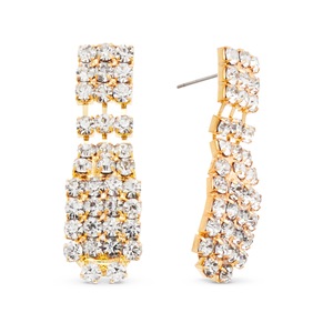 Crystal Bar Earrings, , large