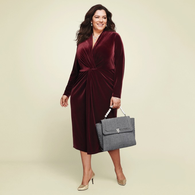 Parisa Velvet Sheath Dress, , large