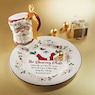 Pfaltzgraff Winterberry African American Santa Mug and Pfaltzgraff Winterberry African American Santa Sharing Plate, , large
