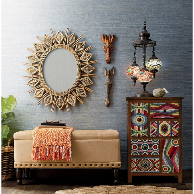 3-Tier Mosaic Table Lamp, , large