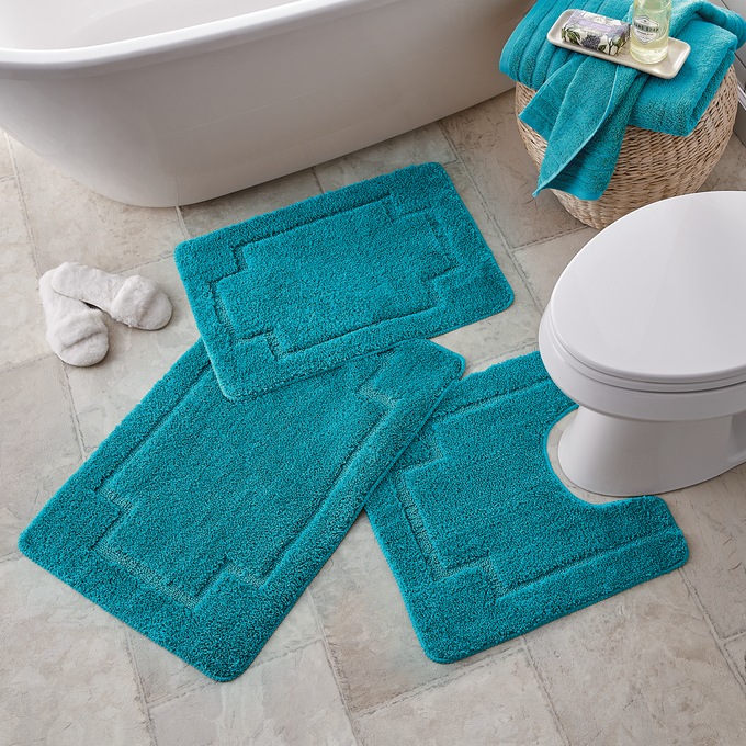 3-Piece Serene Bath Mat Set, , large