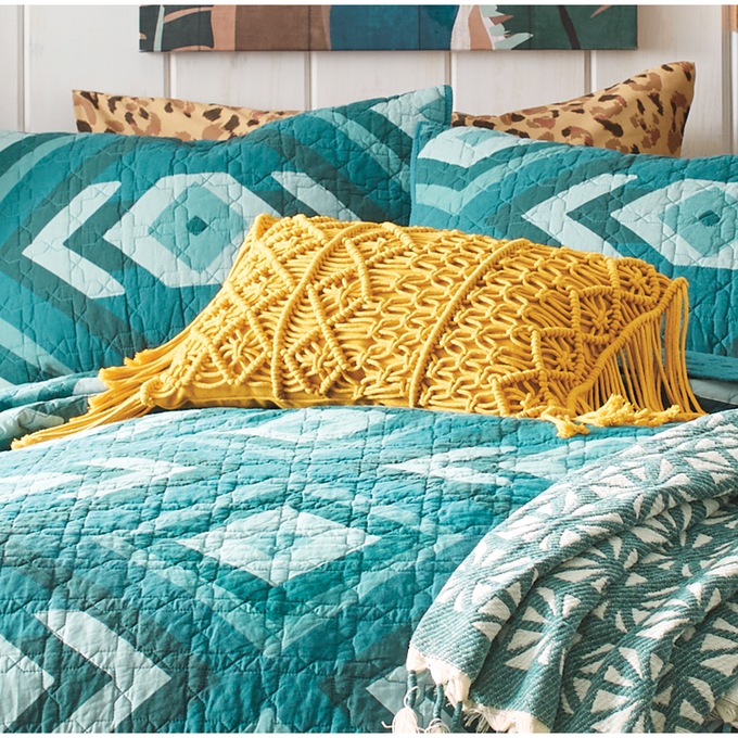 Macramé Accent Pillow, , large