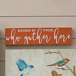 Blessed Gather Here Sign, , large