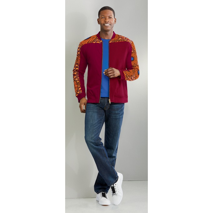 Reversible Afrocentric Jacket, , large