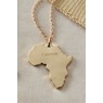 Personalized Unisex Africa Name Pendant Necklace, , large