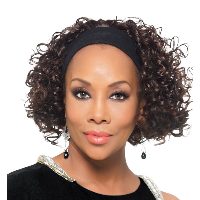 Vivica Fox Curly Half Wig, , large