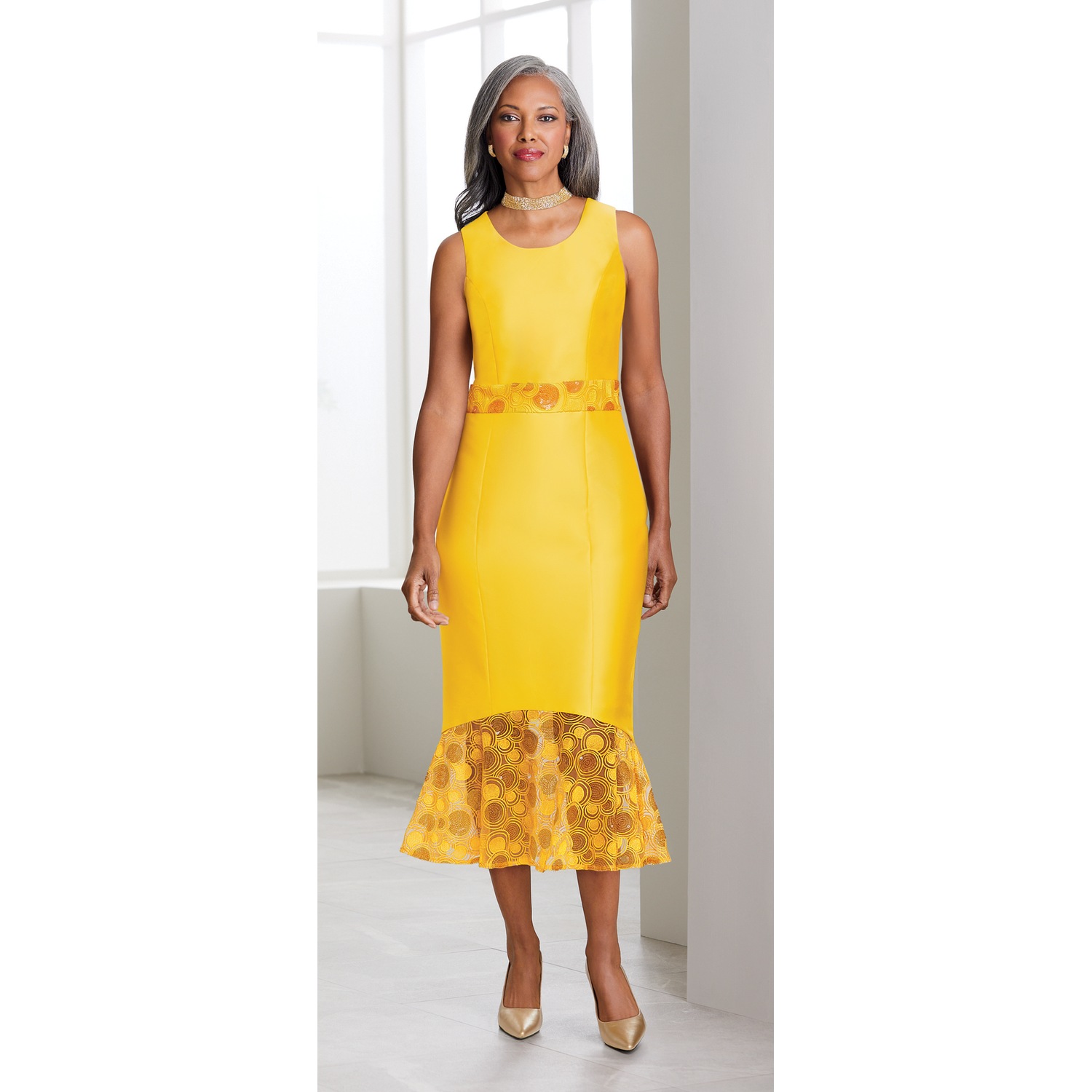 Dot Sequin Jacket Dress ASHRO