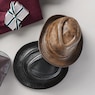 Leather Fedora, , large
