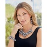 Black/White Houndstooth Earrings, , large
