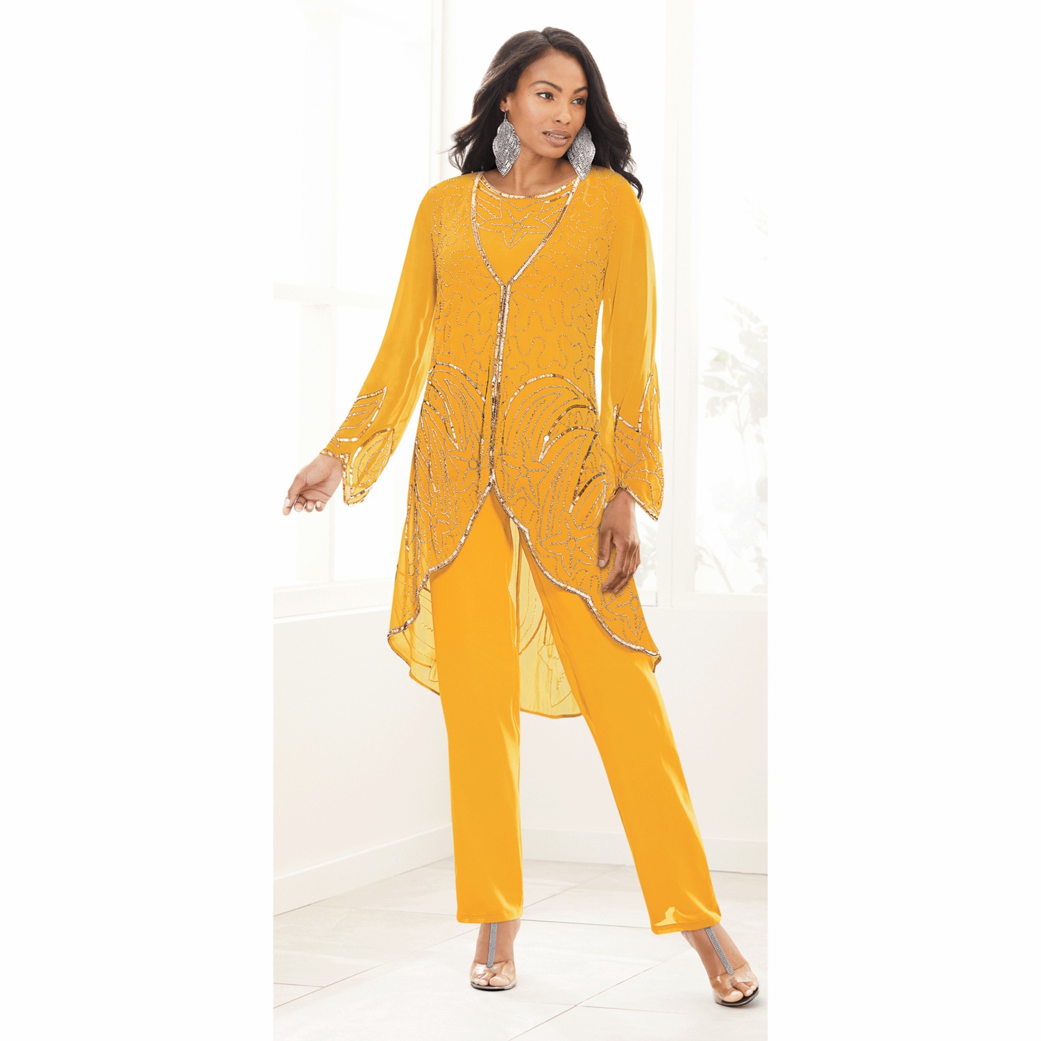 Women's 3 piece top pant set