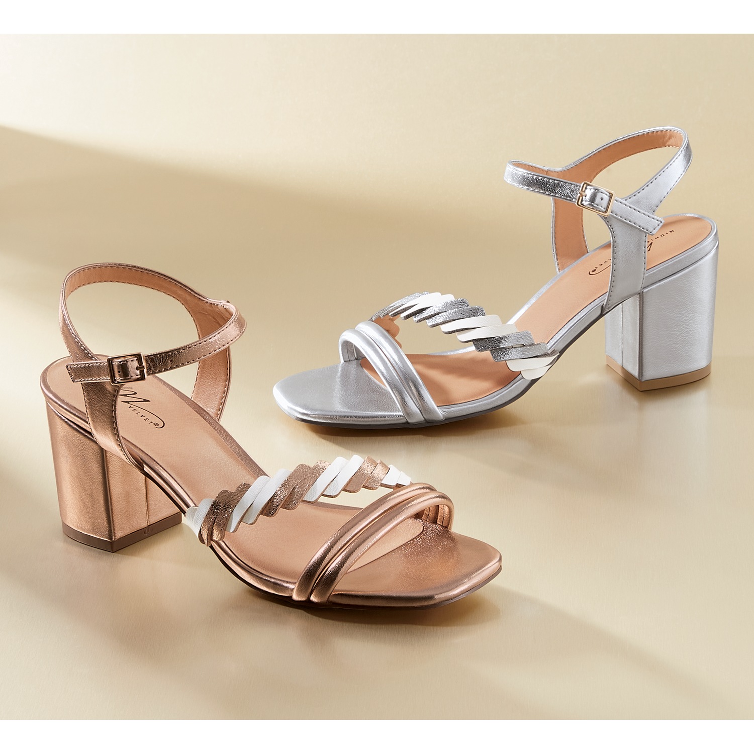 Midnight Velvet Metallic Multi Sandal ASHRO