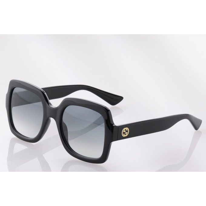 Gucci Sunglasses, Black Gray, large