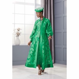 Latrina Jacket Dress and Hat, , large