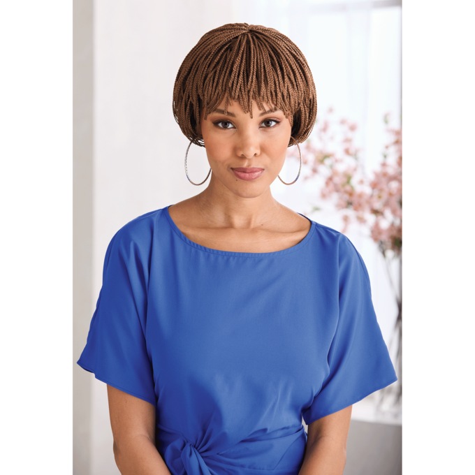 Shanice Braided Wig, Honey Blonde, large