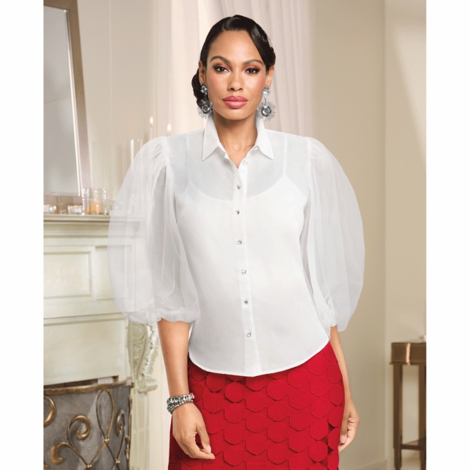 Vivica Woven Top, , large