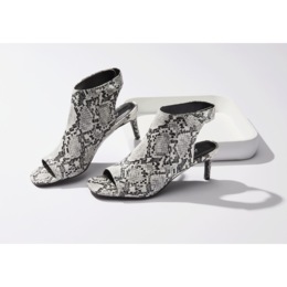 Snake Peep-Toe Shootie, , large