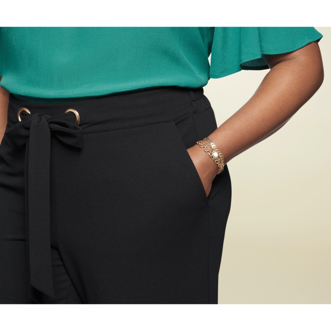 Melissa Wide Leg Capri, , large