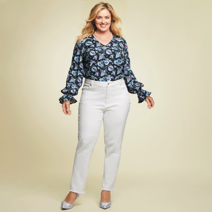 Lucy Smocked Blouse, , large