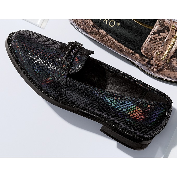 Snake-Print Loafer, , large