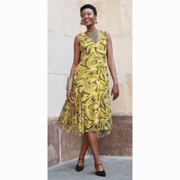 Tylesha Fit-and-Flare Dress, , large
