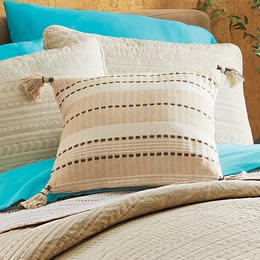 Geo Textured Accent Pillow, , large
