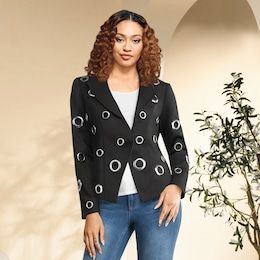 Gianna Grommet Jacket, , large