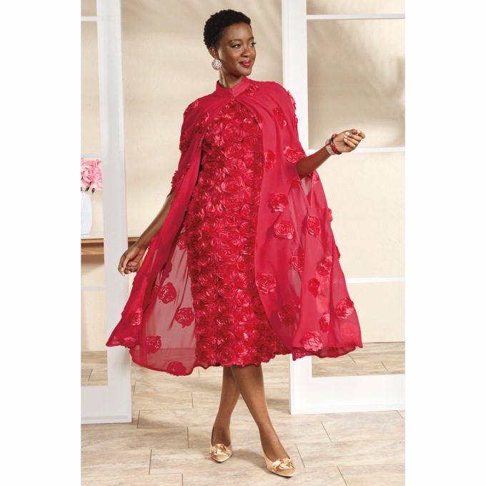 Solette Rosette Jacket Dress, , large